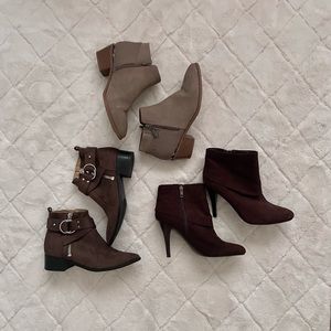 Bundle of 3 Boots (name brand)!